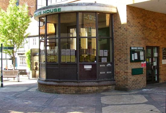 Archive photograph of the Town Council offices